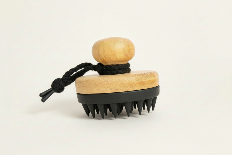 Brosse En Bambou Cuir Chevelu Stimulante Et Apaisante